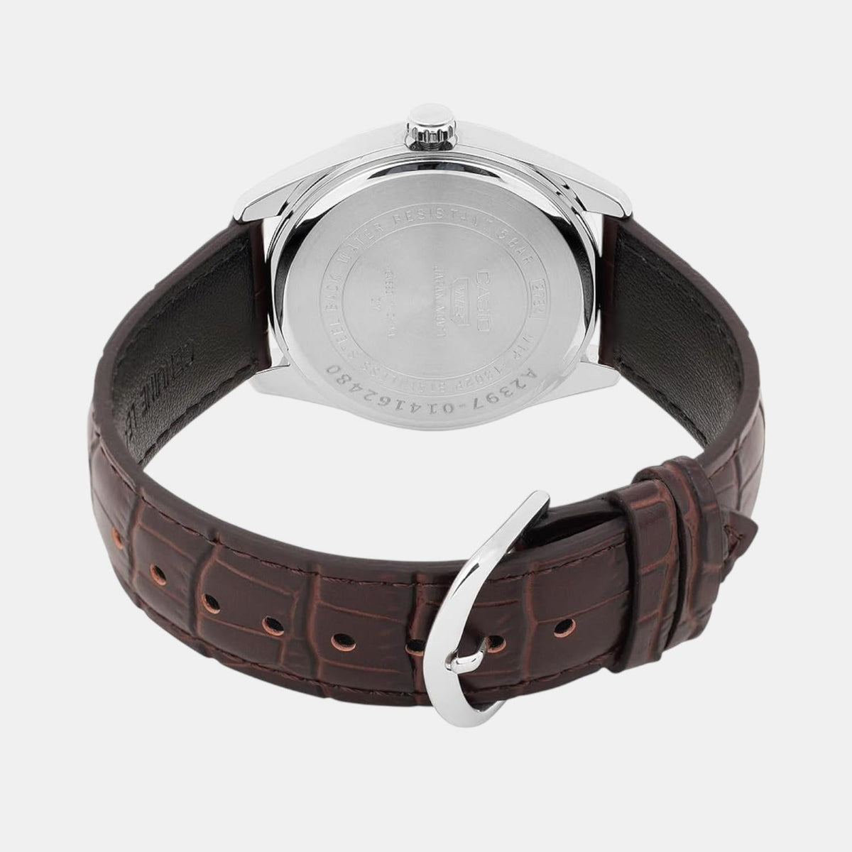 Enticer Men Quartz Brown Dial Analog Leather Watch A2397