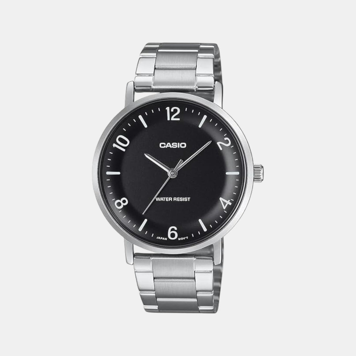 Enticer Men Quartz Black Dial Analog Stainless Steel Watch A2405