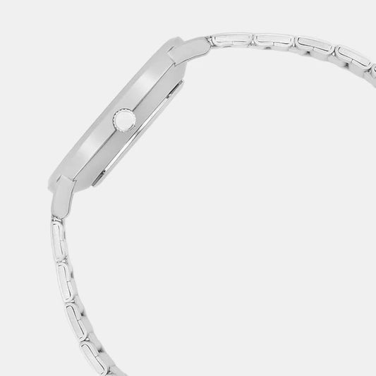 Casio Enticer Men Quartz White Dial Analog Stainless Steel Watch A2407