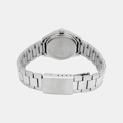 Enticer Women Quartz Black Dial Analog Stainless Steel Watch A474