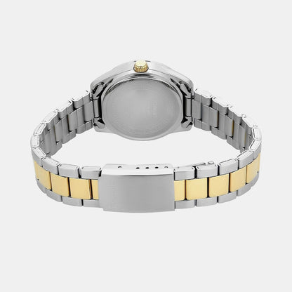 Enticer Women Quartz Silver Dial Analog Stainless Steel Watch A478
