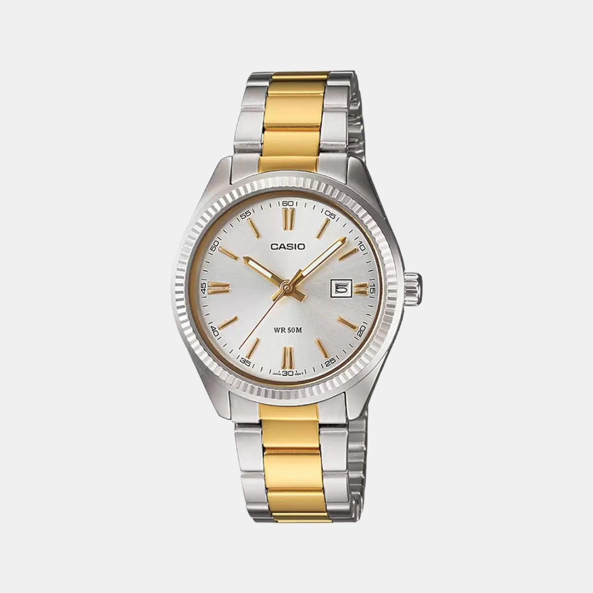 Enticer Women Quartz Silver Dial Analog Stainless Steel Watch A478