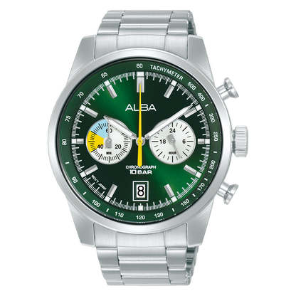 ALBA SIGNA Green Men 44mm Watch Quartz A4B007X1