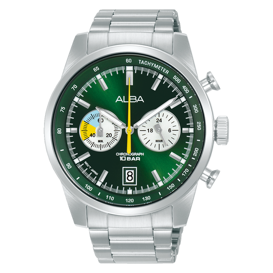 ALBA SIGNA Green Men 44mm Watch Quartz A4B007X1
