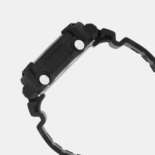 Casio Youth Men Quartz Black Dial Analog-Digital Resin Watch AD285