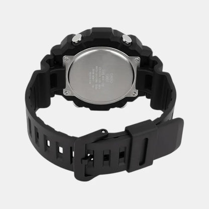 Casio Youth Men Quartz Black Dial Analog-Digital Resin Watch AD285