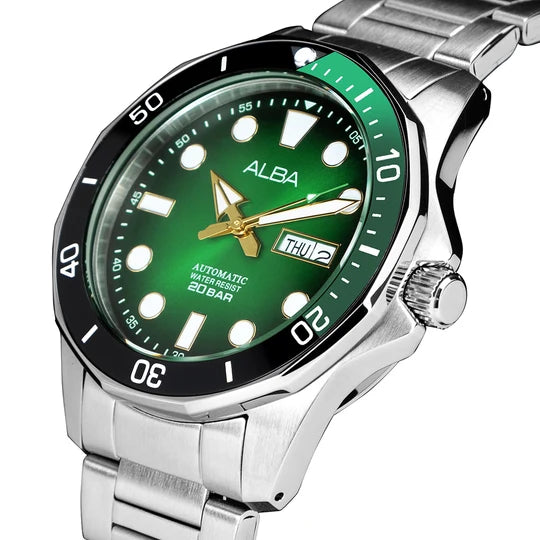 ALBA Automatic Green Men 43mm Watch Automatic AL4537X1