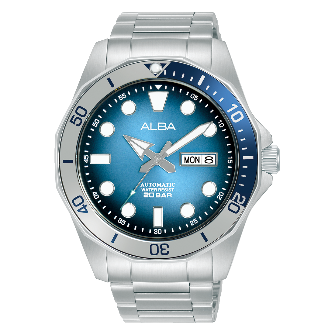 ALBA Automatic Light Blue Men 43mm Watch Automatic AL4549X1