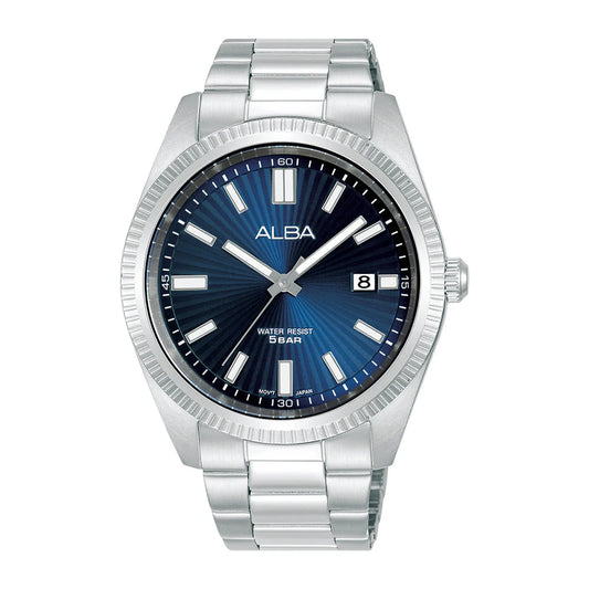 Alba AS9S69X1 Midnight Blue Textured Dial Watch