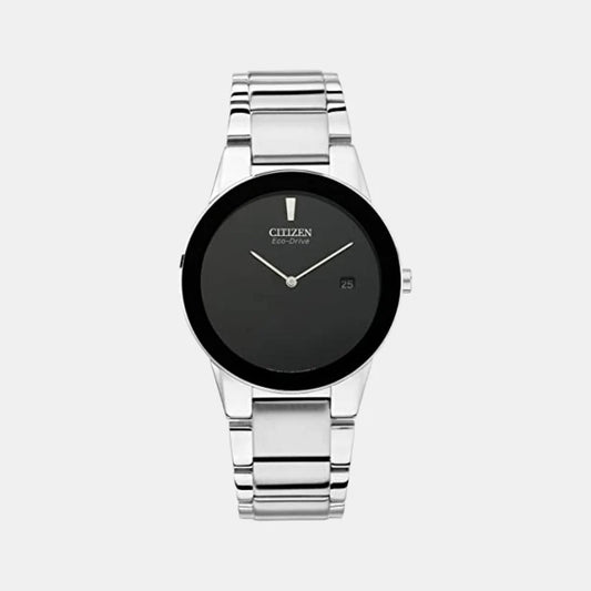 Citizen Axiom Eco-Drive Men's Black Analog Stainless Steel Watch AU1060-51E