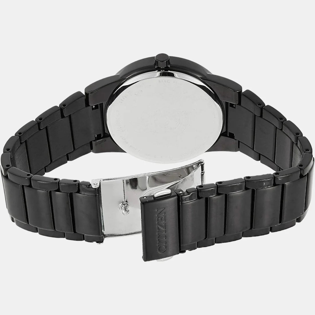 Citizen  Axiom Eco-Drive Men's Black Analog Stainless Steel Watch AU1065-58E