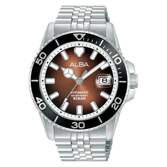 ALBA Automatic Brown Men 42.5mm Watch Automatic AU4057X1