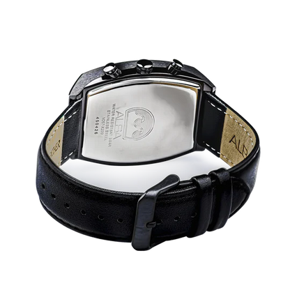 Alba AM3999X1 Black Rectangular Dial Chronograph Watch
