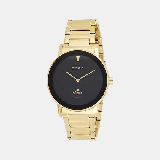 Citizen Men Quartz Black Dial Analog Stainless Steel Watch BE9182-57E