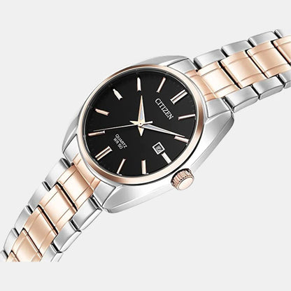 Citizen Hyperion Men's Black Dial Analog Stainless Steel Watch BI5104-57E