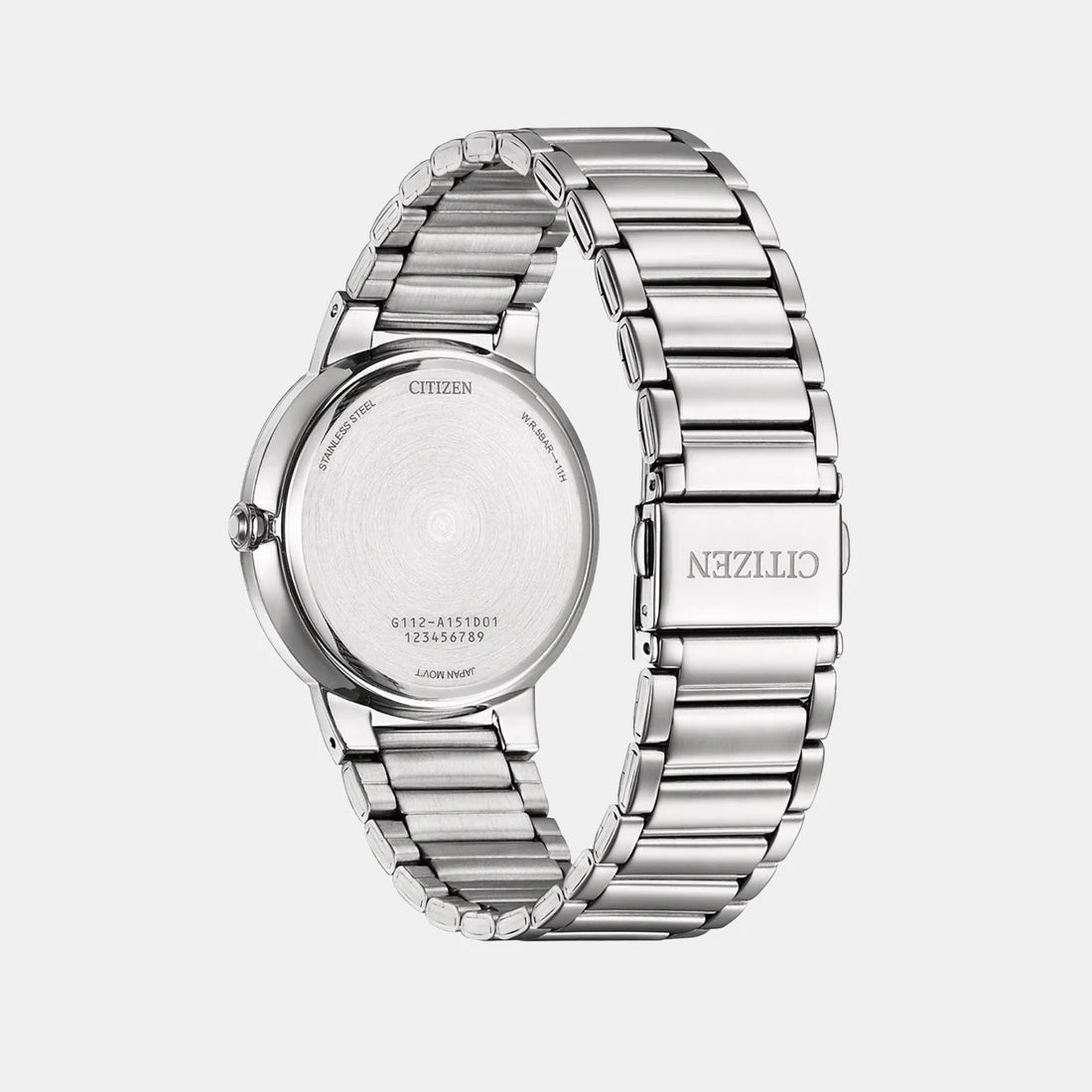 Citizen Men Quartz Green Dial Analog Stainless Steel Band Watch BI5120-51X