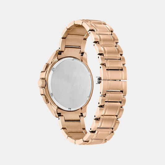 Citizen Eco-Drive Perpetual Calender Men Brown Dial Chronograph Stainless Steel Watch BL8163-50X