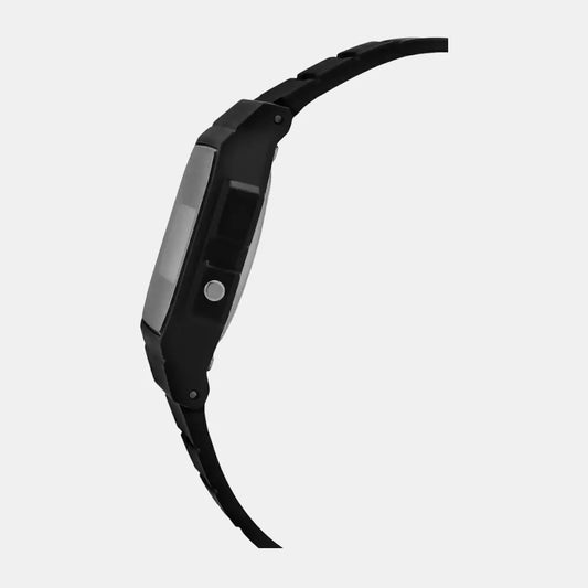 Casio Youth Unisex Black Dial Resin Watch D002