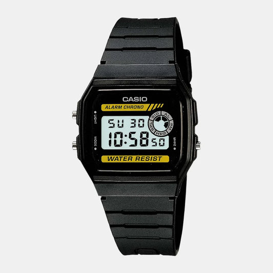 Casio Youth Unisex Quartz Black Dial Digital Resin Watch D053