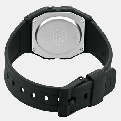 Casio Youth Unisex Quartz Black Dial Digital Resin Watch D053