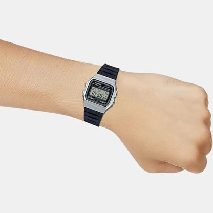 Casio Youth Unisex Quartz Black Dial Digital Resin Watch D141 F-91W