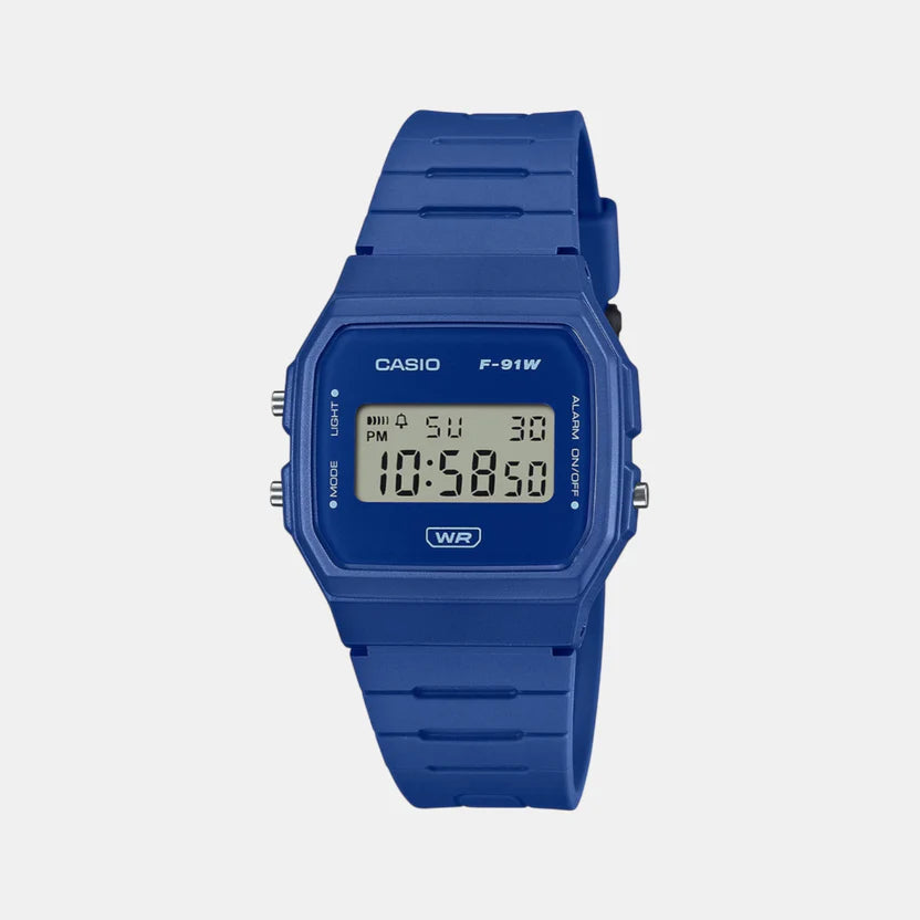 Casio Youth Unisex Quartz Blue Dial Digital Resin Watch D371