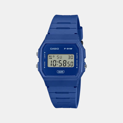 Casio Youth Unisex Quartz Blue Dial Digital Resin Watch D371