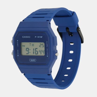 Casio Youth Unisex Quartz Blue Dial Digital Resin Watch D371