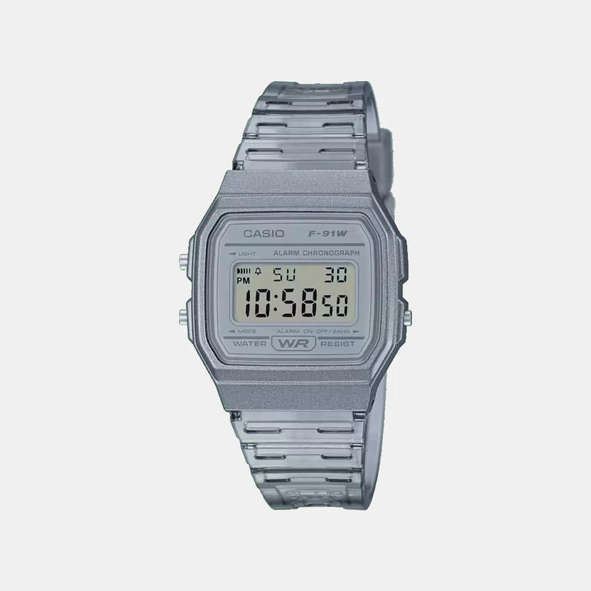 Casio Unisex Quartz Blue Dial Digital Resin Watch D410