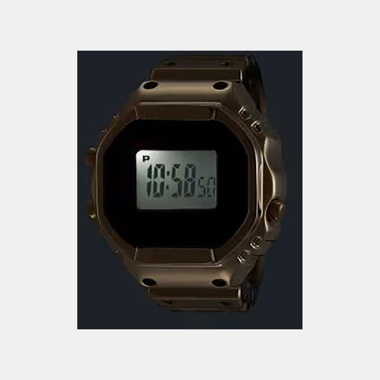 Enticer Men Quartz Transparent Dial Digital Stainless Steel Watch D412