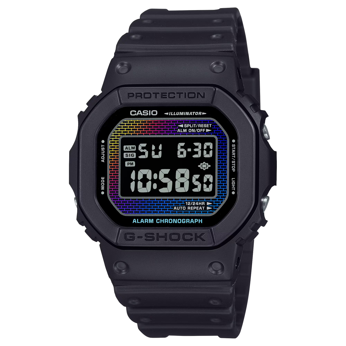G-Shock Men Quartz Multicolour Dial Digital Resin Watch G1595