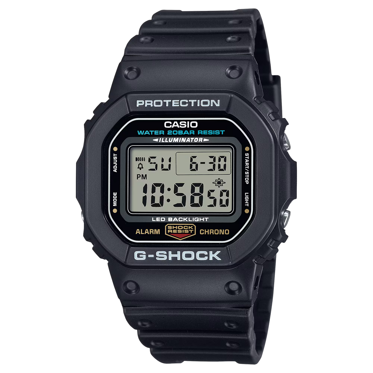 G-Shock Men Quartz Black Dial Digital Resin Watch G1514
