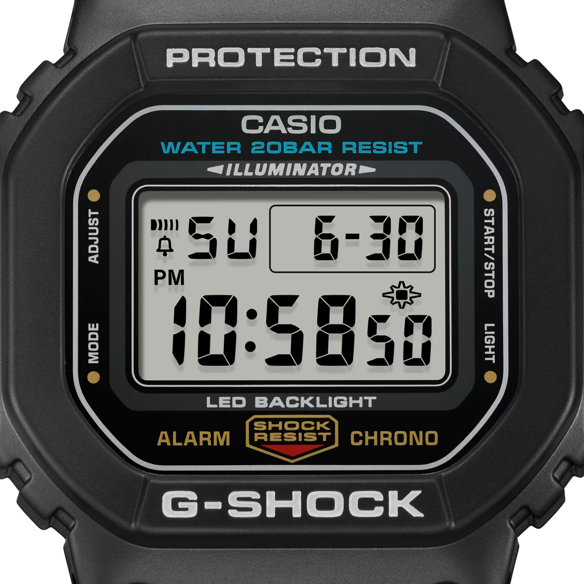 G-Shock Men Quartz Black Dial Digital Resin Watch G1514