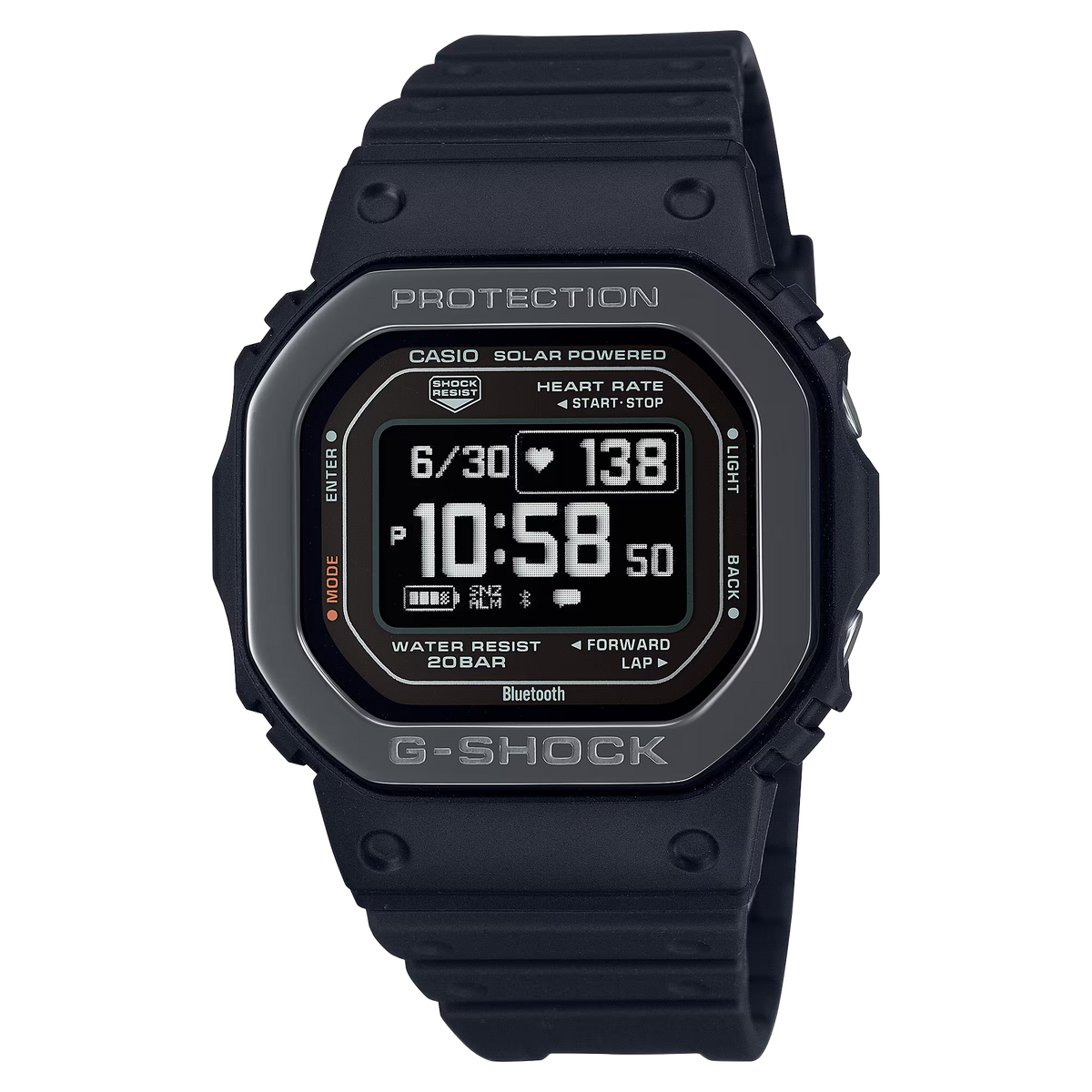 G-Shock Men Quartz Black Dial Digital Resin Watch G1633