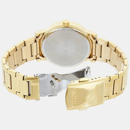 Citizen Women Quartz White Dial Analog Stainless Steel Watch EQ9062-58A