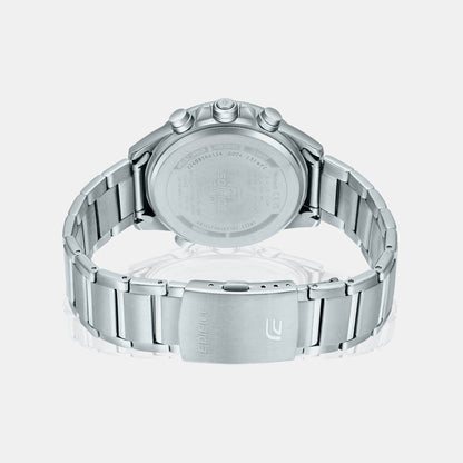 Edifice Men Quartz Black Dial Analog-Digital Stainless Steel Watch EX545