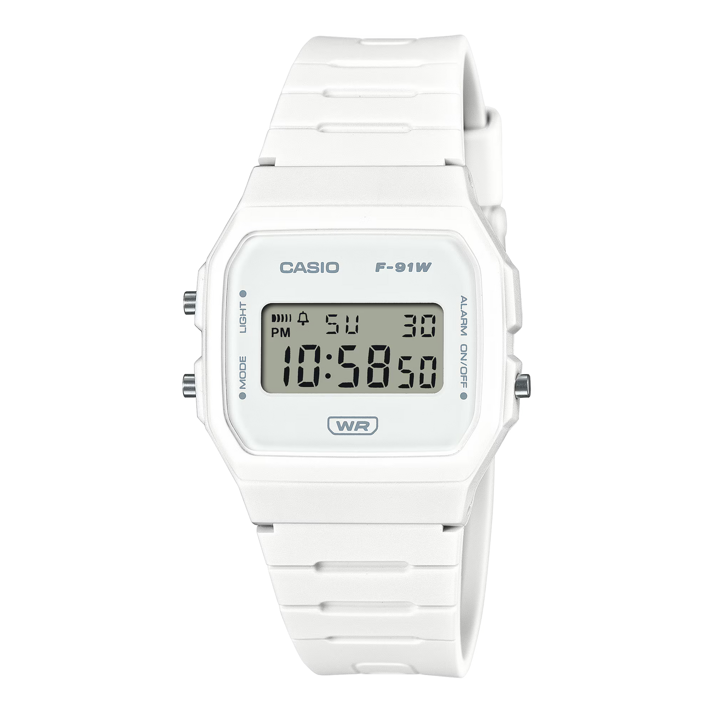 Casio F-91WB-7A White Unisex Digital Watch D372