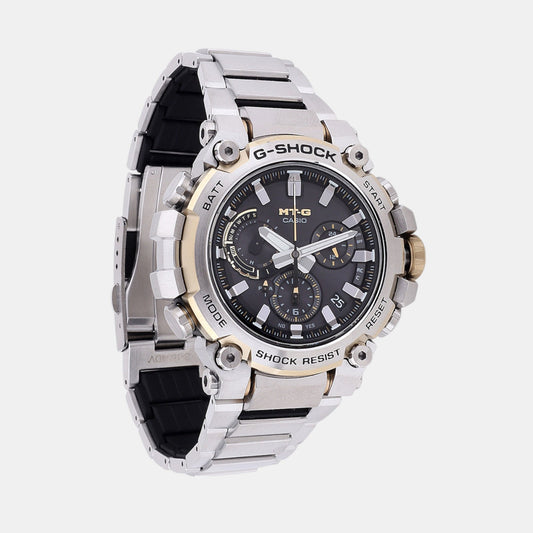 G-Shock Men Quartz Black Dial Chronograph Stainless Steel Watch G1446