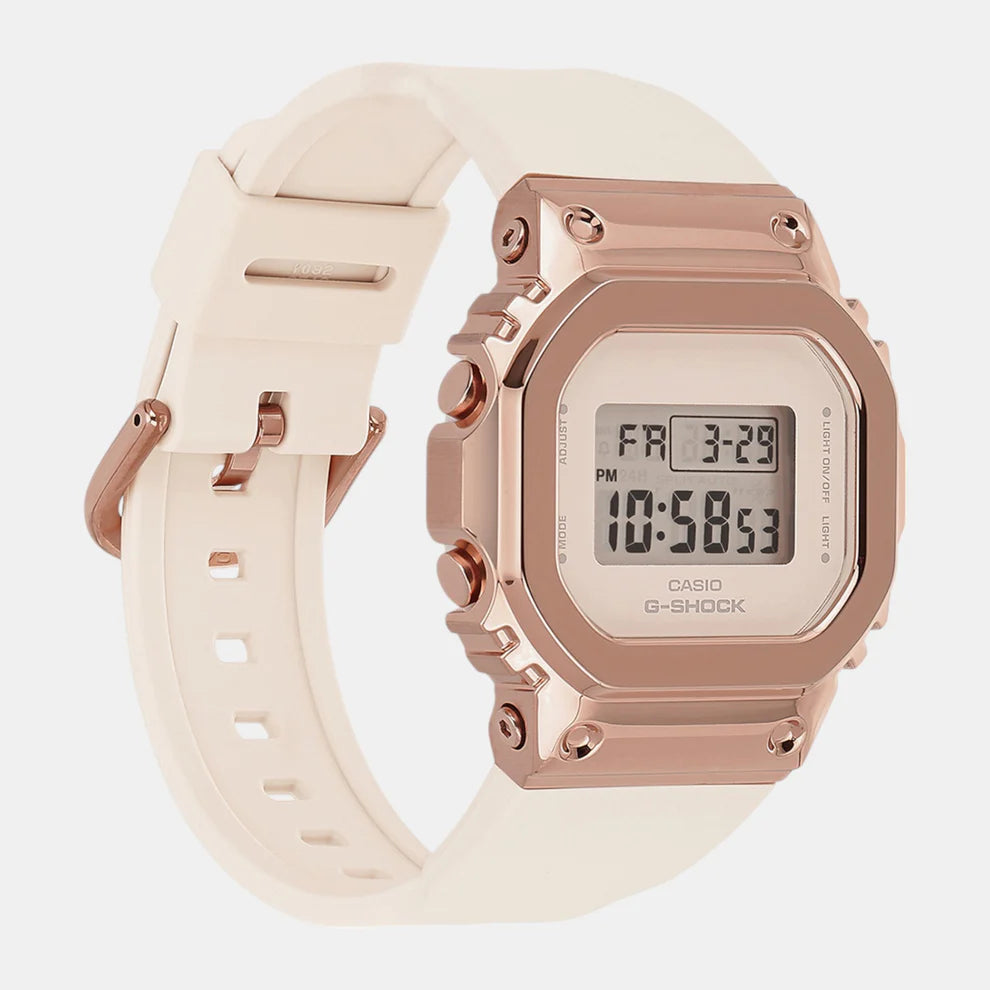 Casio G-Shock Women Quartz Pink Dial Digital Resin Watch G1536