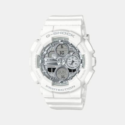 G-Shock Women Quartz White Dial Analog-Digital Resin Watch G1562