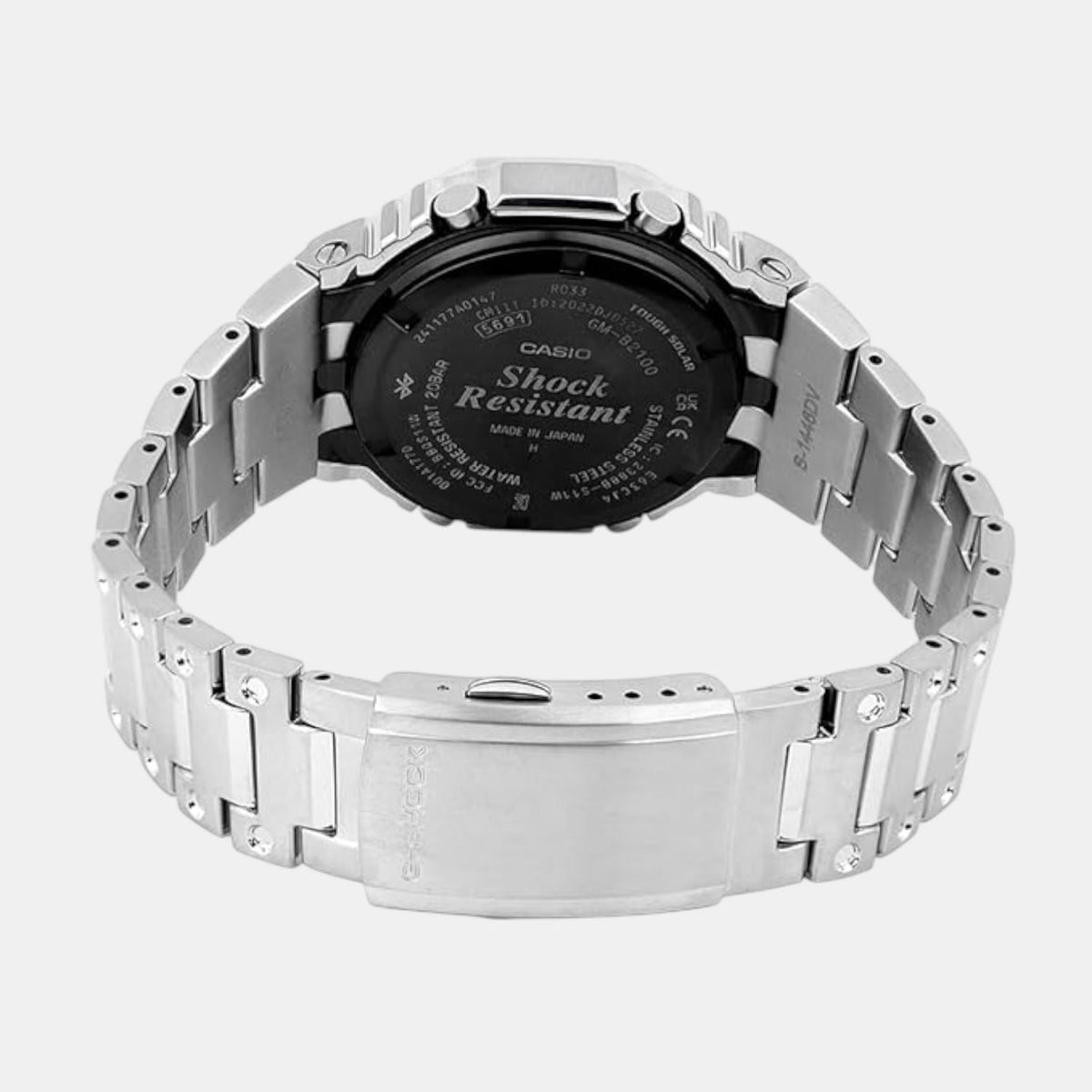 G-Shock Men Quartz Orange Dial Analog-Digital Stainless Steel Watch G1629