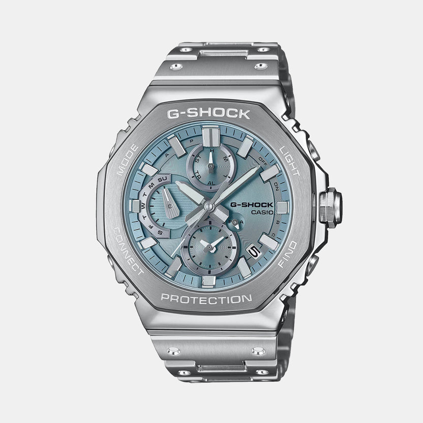 G-Shock Men Quartz Blue Dial Chronograph Stainless Steel Watch G1630