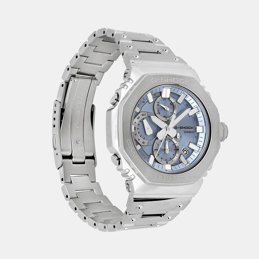 G-Shock Men Quartz Blue Dial Chronograph Stainless Steel Watch G1630