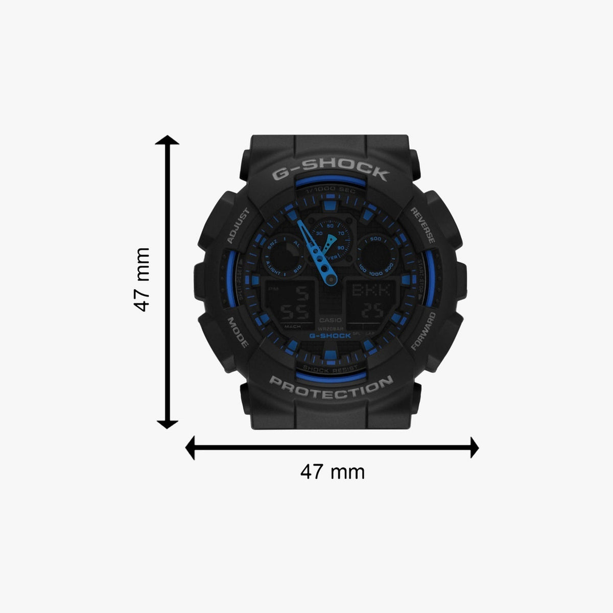 G-Shock Men Quartz Black Dial Analog-Digital Resin Watch G271