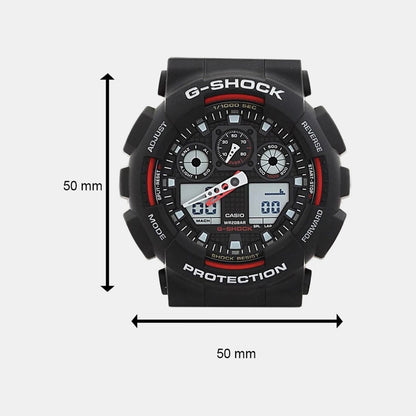 G-Shock Men Quartz Black Dial Analog-Digital Resin Watch G272