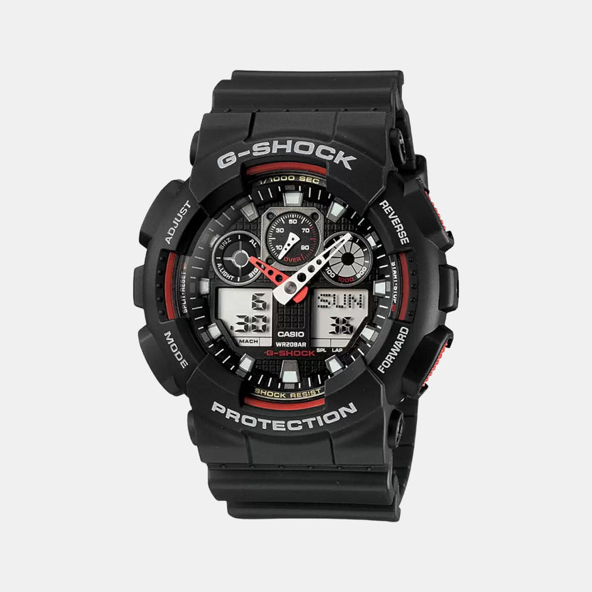 G-Shock Men Quartz Black Dial Analog-Digital Resin Watch G272