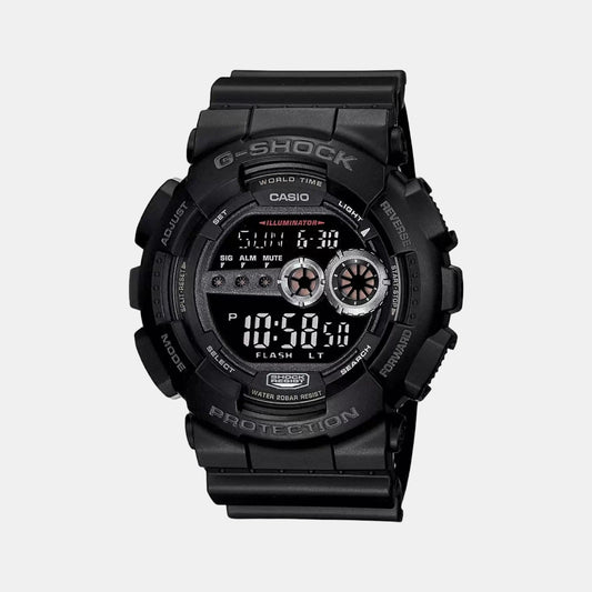G-Shock Men Quartz Black Dial Digital Resin Watch G310