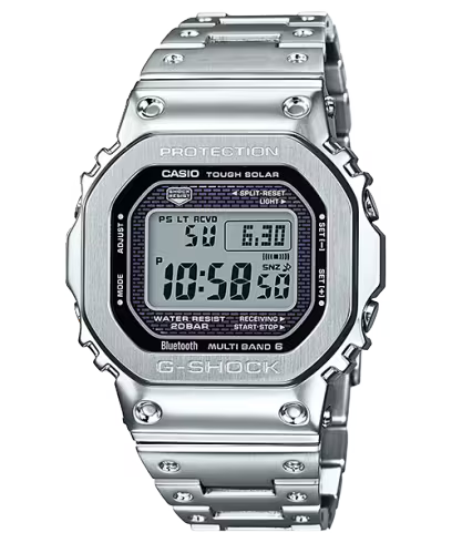 Casio G-Shock Metal GMW-B5000D-1DR Digital Dial Stainless Steel Solid Band Men's Watch G842