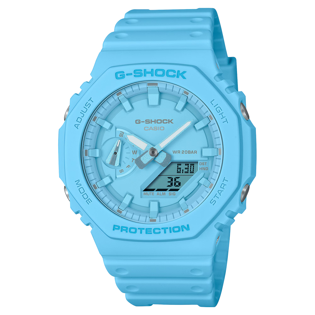 G-Shock Men Quartz Blue Dial Analog-Digital Resin Watch G1521