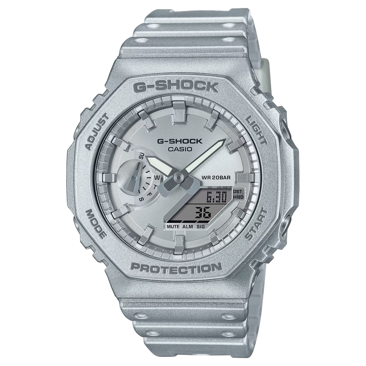 G-Shock Men Quartz Grey Dial Analog-Digital Resin Watch G1413